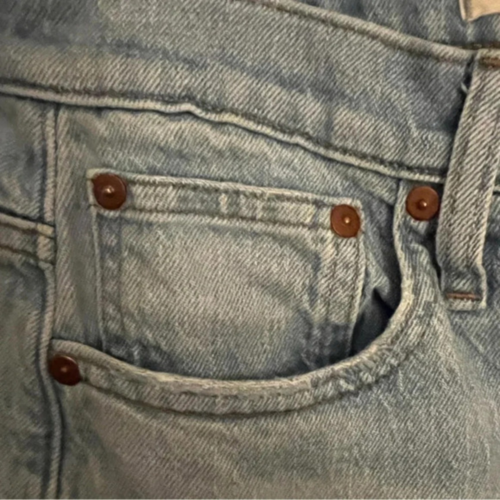 Madewell 90’s High Rise Slim Crop BoyJean - Size 24 Light Wash - Picture 7 of 14